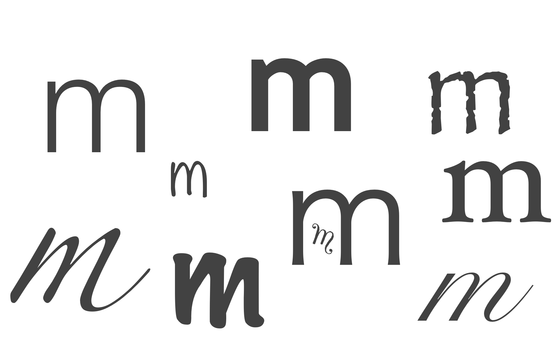 Many m glphs