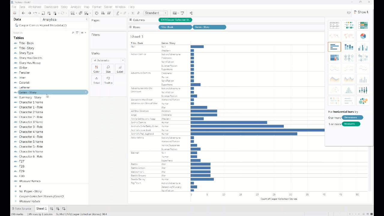 Add color to the bar chart