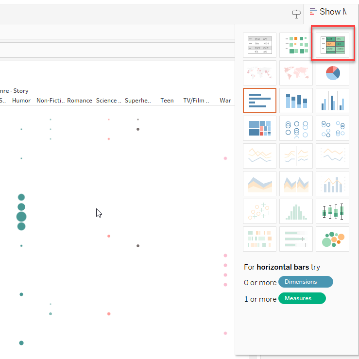 Heat map option