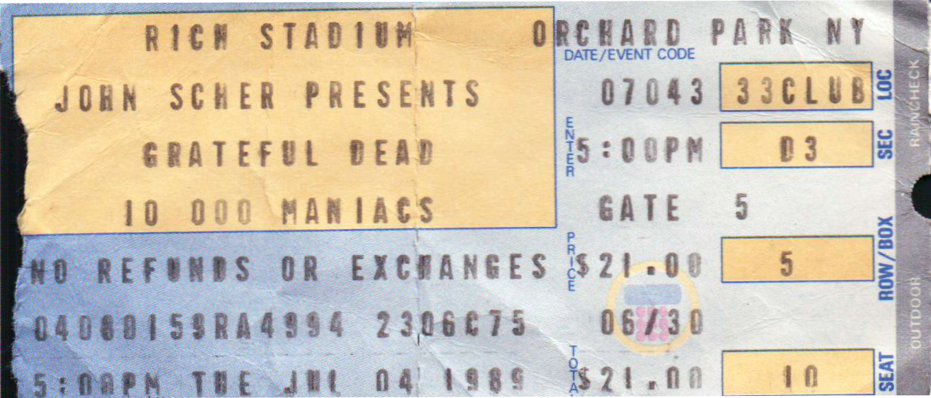Grateful Dead 1989-07-04
