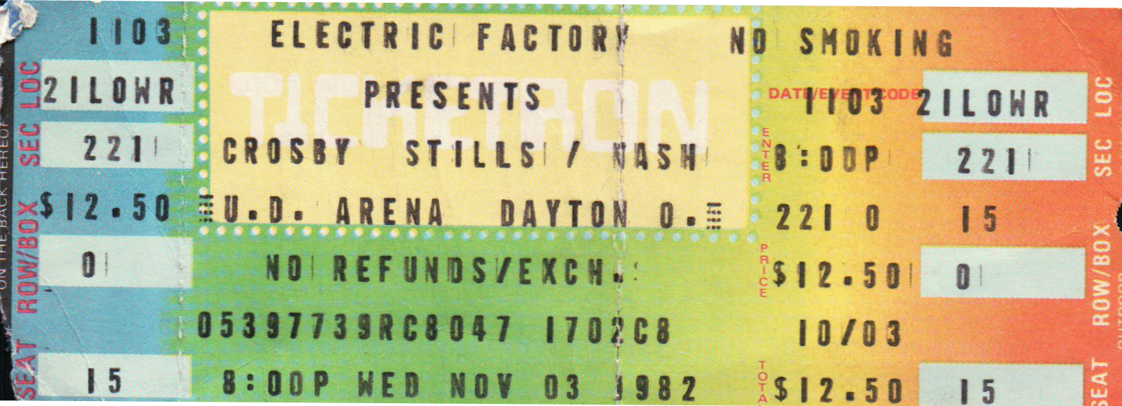 Crosby, Stills & Nash 1982-11-03