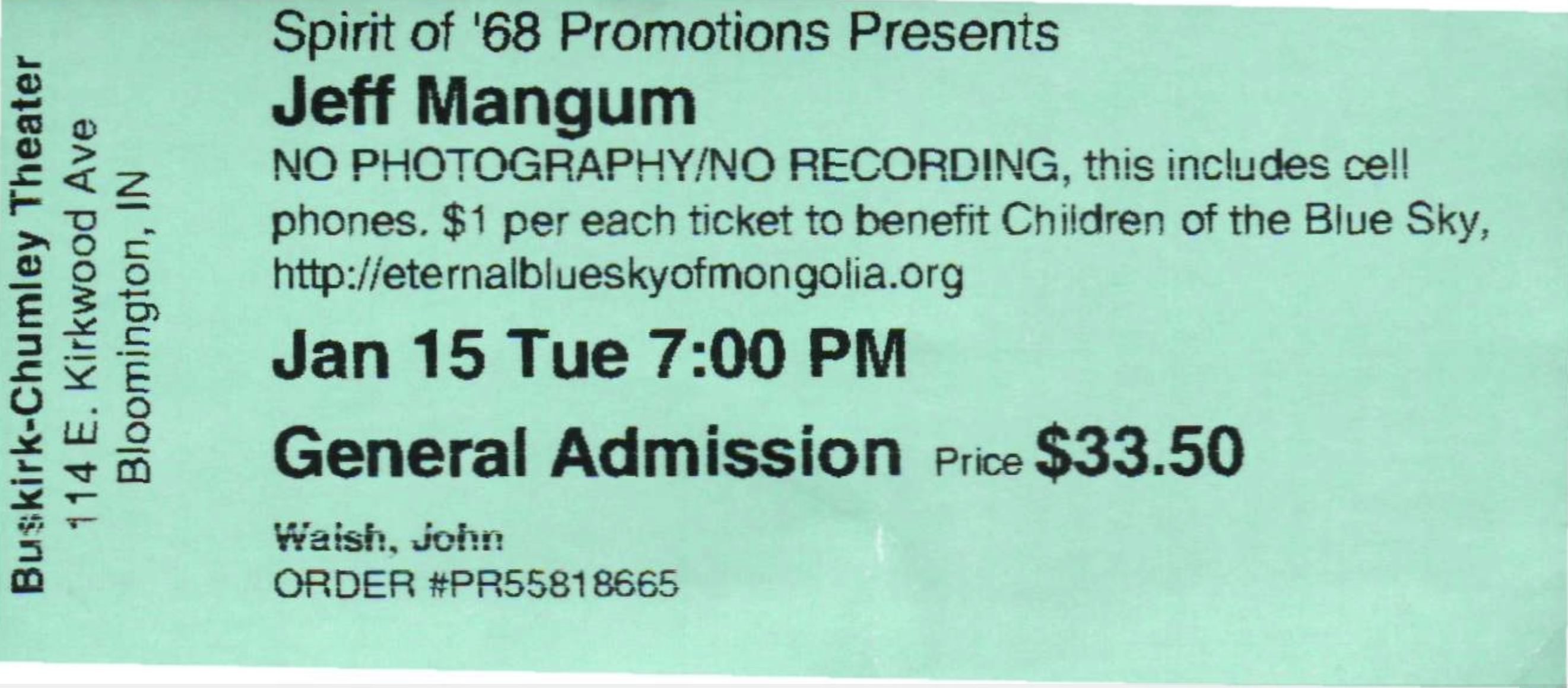 Jeff Mangum 2013-01-15