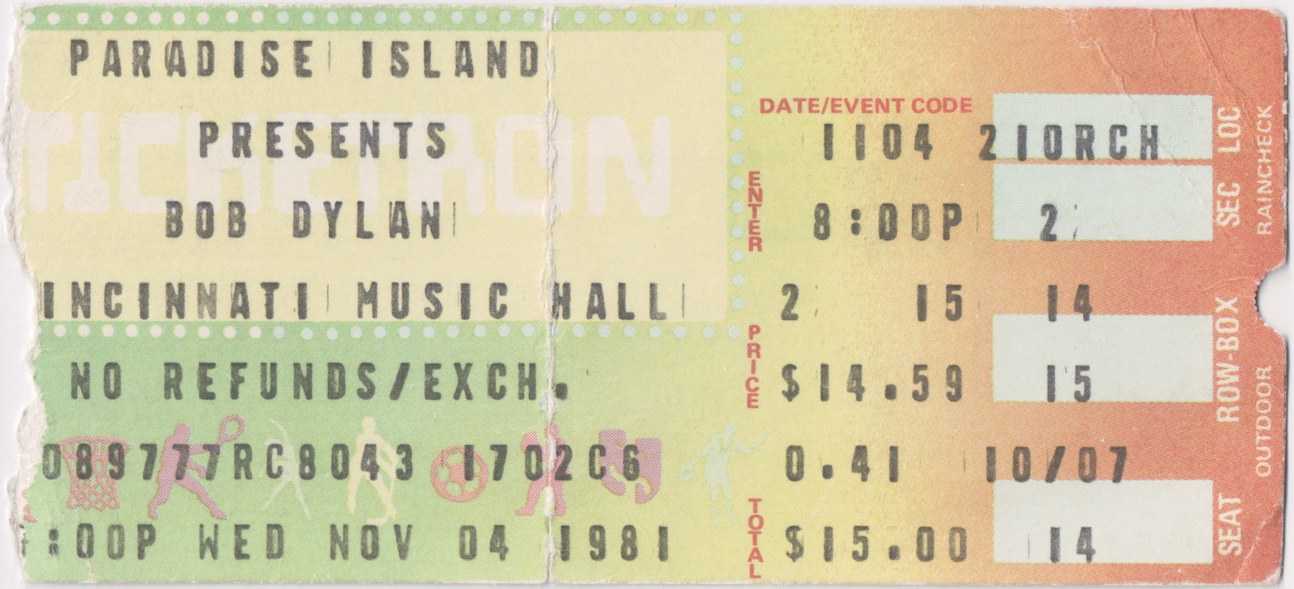 Bob Dylan 1981-11-04