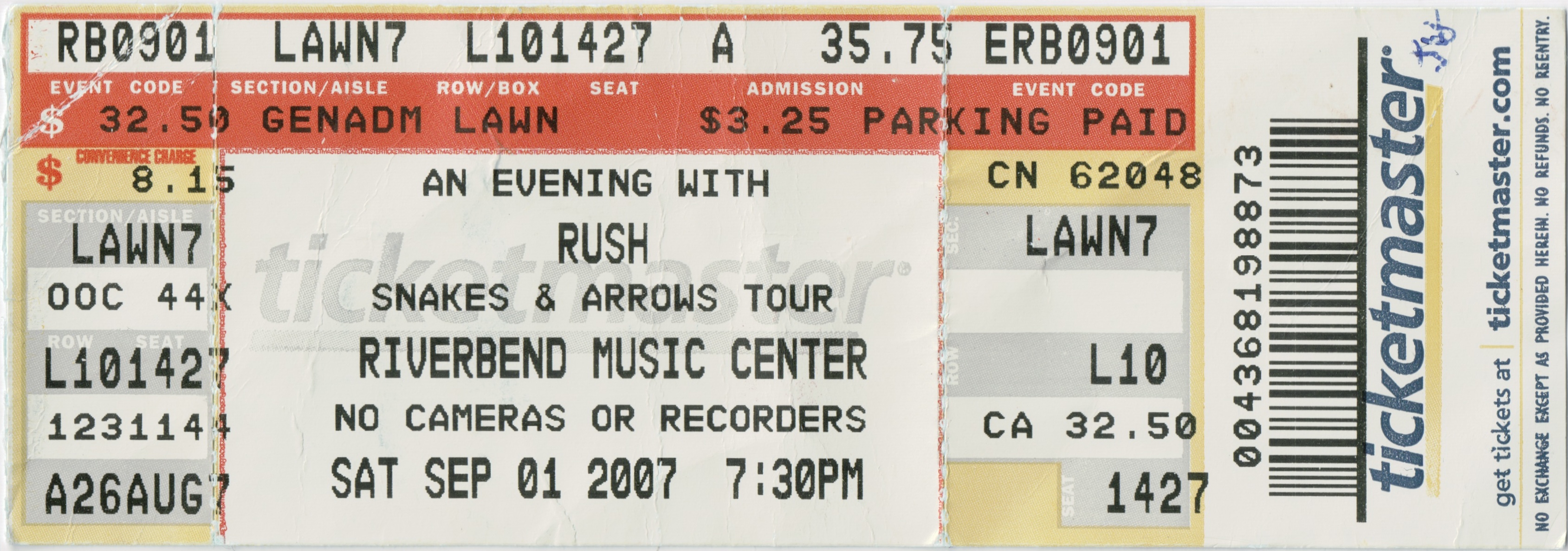 Rush 2007-09-01
