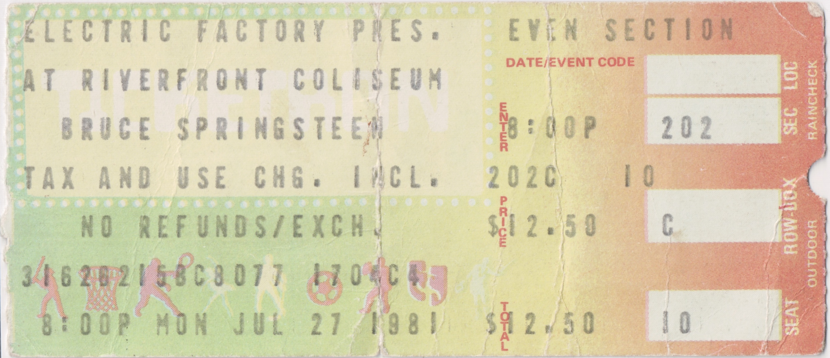 Bruce Springsteen 1981-07-27