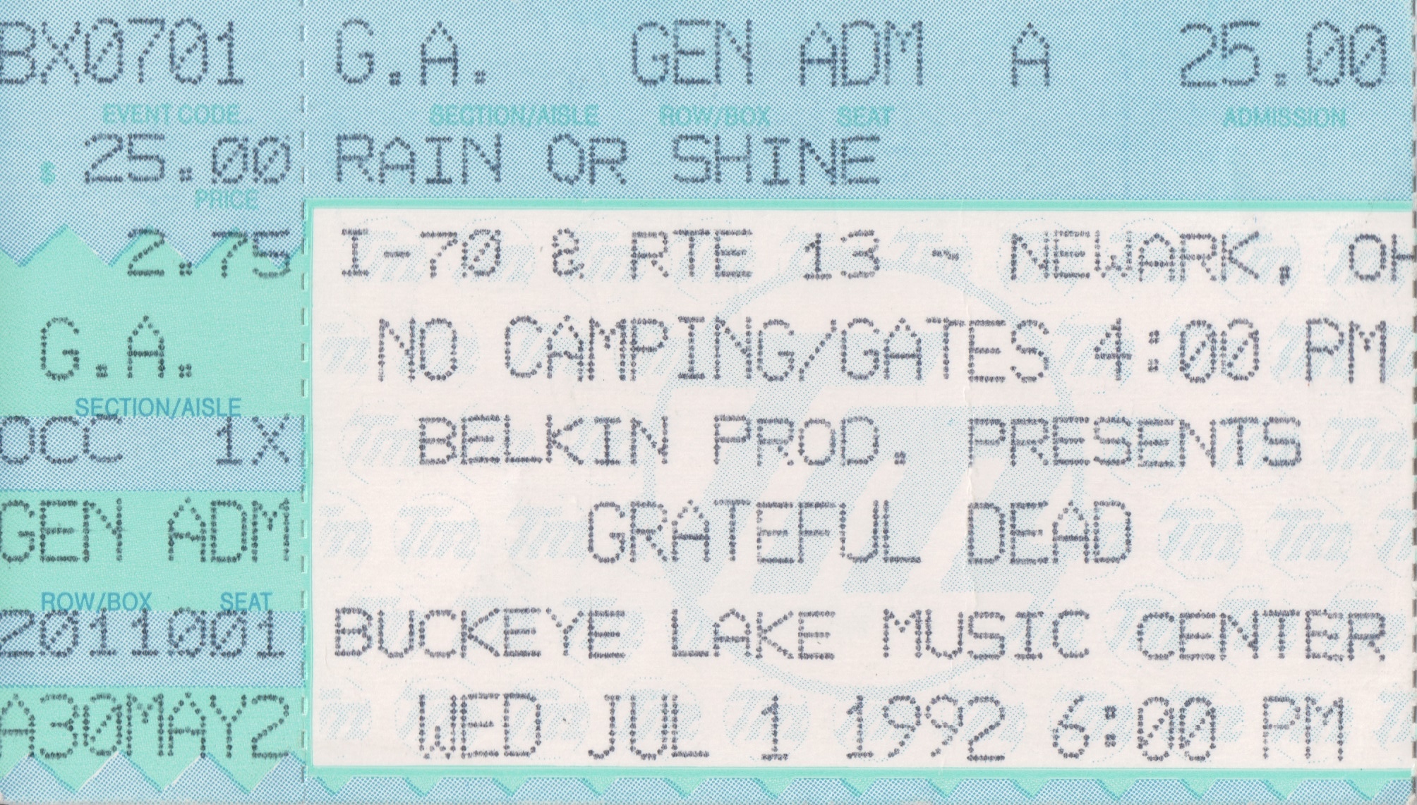 Grateful Dead 1992-07-01