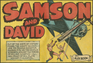 Samson and David title panel